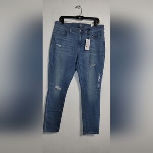 Soho Stylish Blue Distressed Leggins Jeans (14)